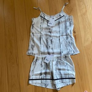 Hanro Abstract Print Pajama Set